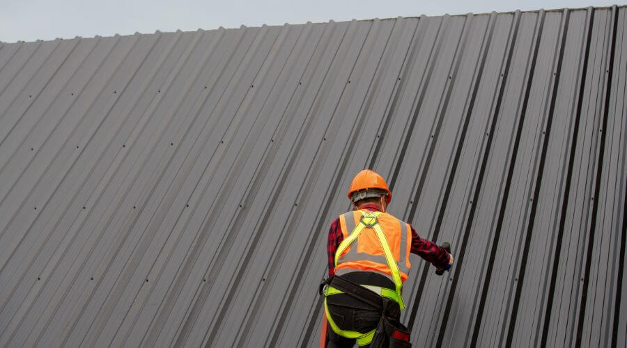 Professional metal roof installation services in Waverly, KY